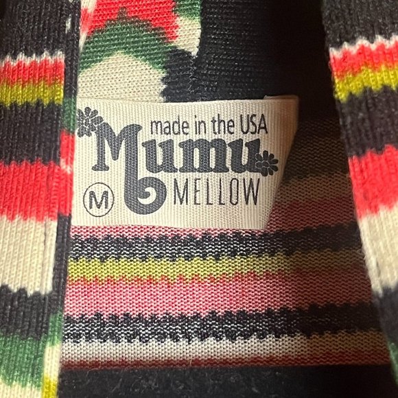 Show Me Your Mumu Mellow Open Cardigan Long Atzec Print Size M USA Southwestern - Picture 4 of 11